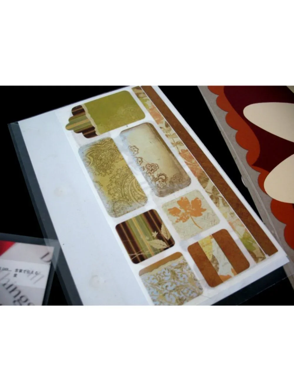 Creative Memories, 12x12 Winter Reflections 8 Sheets Paper Pack  NIP plus